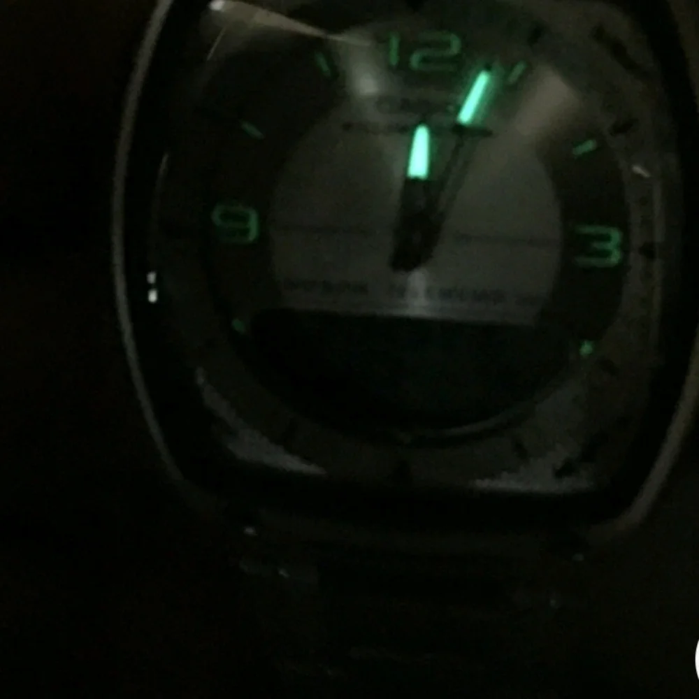 Vintage Y2K Casio Illuminator AW-81 Silver and Green Digital Analog Quartz Watch
